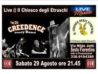 Creedence Clearwater Revival. Simone Sanchini al Chiosco degli Etruschi 29 agosto 2026