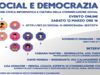 Social e democrazia  Sesto solidale e pacifista Sabato 13 marzo 2021